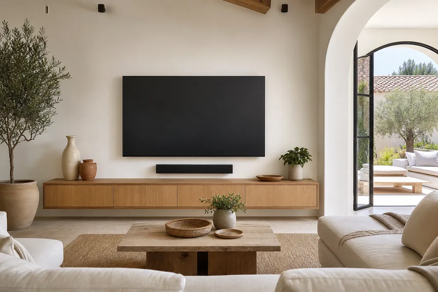 Montaje de TV y configuración